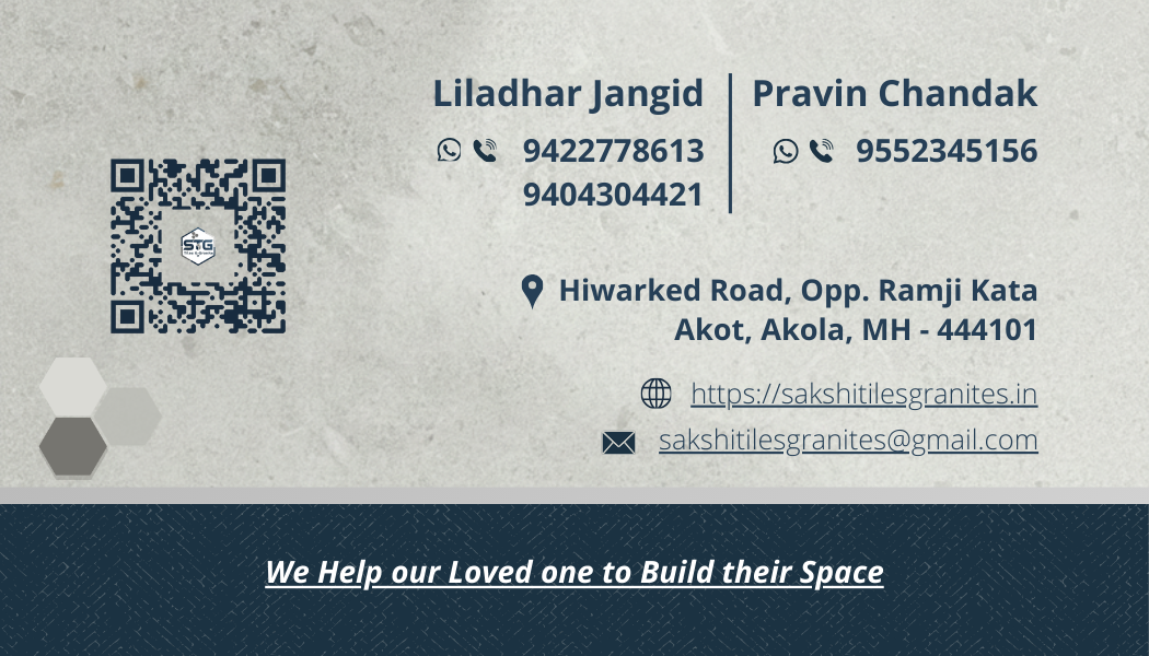 Sakshi Tiles & Granites - Business Card Back